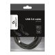 3. GEMBIRD CCP-USB3-AMCM-6 cable (USB 3.0 M - USB type CM; 1.8m; black)