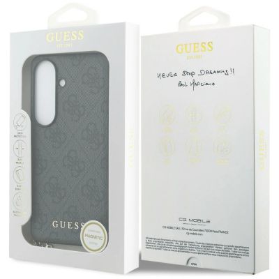 7. Guess 4G Classic Logo Charm MagSafe case for Samsung Galaxy S26 - black