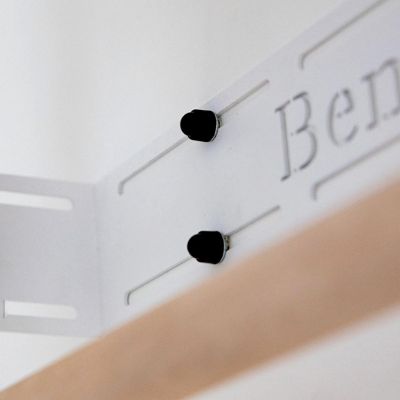 5. WHITE MOUNTING BRACKETS FOR BENCHK WALL BARS WHW S8