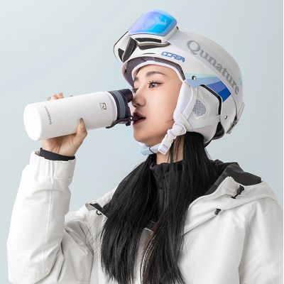 15. Rockbros 35210029005 thermal bicycle bottle for drinks 550 ml - white