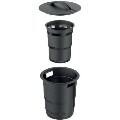 10. UNDERGROUND GARDEN COMPOST BIN COMBIOSOIL 11L BLACK