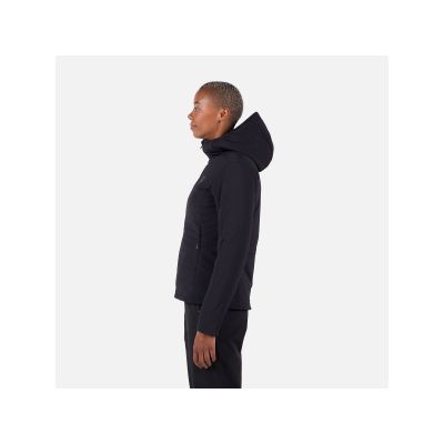 10. Rossignol W Opside Hoodie In Heavy Insulation Jacket Black