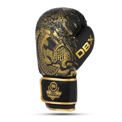 5. 8oz Boxing Gloves - Gold Dragon - Valor Series