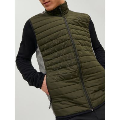 12. Jack &amp; Jones Jjemulti Bodywarmer Collar Noos M 12200684ROSIN