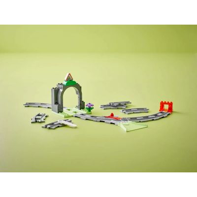9. LEGO DUPLO TOWN 10425 Tunnel and Train Tracks Expansion Set