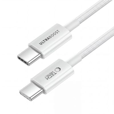 3. Tech-Protect Ultraboost Lite USB-C / USB-C 60W / 3A 50 cm Cable - White