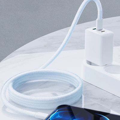 12. Acefast cable MFI USB Type C - Lightning 1.2m, 30W, 3A black (C2-01 black)