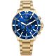 Men's Watch Giewont Chronograph Sapphire Gold Blue GW3970-B6