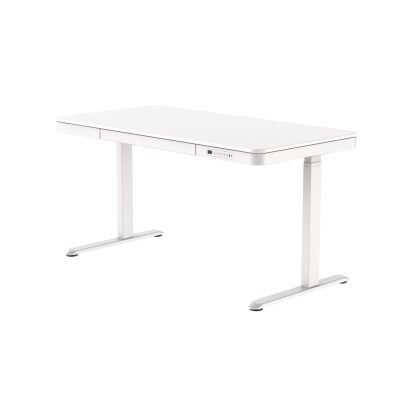 20. Activejet ET119W-C electric height-adjustable desk in white. Tabletop dimensions: 140 x 70 cm.