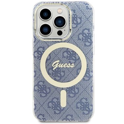 3. Guess IML 4G MagSafe case for iPhone 15 Pro Max - blue