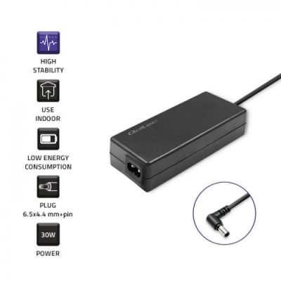 3. QOLTEC AC power adapter for SAMSUNG monitor 30 W | 14 V | 2.1 A | 6.5*4.4+PIN