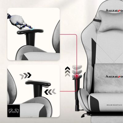 2. Huzaro Force 5.7 Grey Gaming Chair