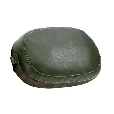 2. Baseus ComfortRide Series car headrest cushion with 2 materials - dark green