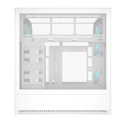 6. COUGAR OmnyX Midi-Tower Case, ARGB, White