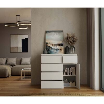 13. MALWA 1D5S CHEST OF DRAWERS WHITE