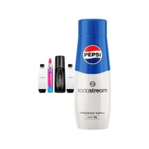 Sodastream Terra soda maker + 2 bottles + Black gas + Pepsi syrup