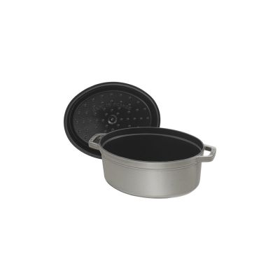 3. Oval cast iron pot STAUB 40509-317-0 – graphite, 4.2 l