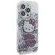 4. Hello Kitty IML Kitty On Bricks Graffiti case for iPhone 14 Pro - white