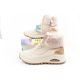 19. Skechers Uno Rugged women's sports shoes insulated winter ankle boots beige