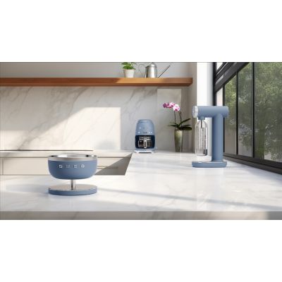 11. Smeg KSC01SBMWW kitchen scale Blue round top Electronic kitchen scale
