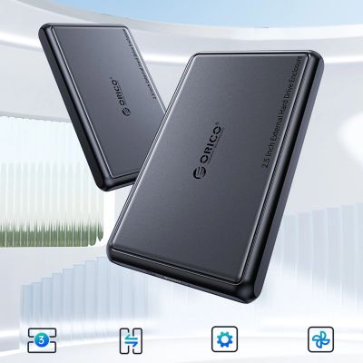 3. Orico DDL25-C3 2.5" HDD/SSD USB-C 5Gb/s Disk Drive - Black