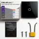 8. QOLTEC LIGHT ON/OFF SWITCH | TOUCH 1-CHANNEL | WI-FI | TIMER | TUYA | BLACK