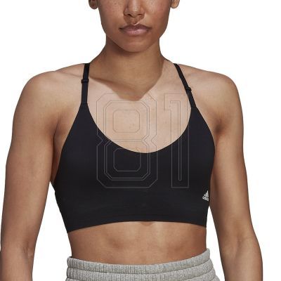 12. Adidas PureLounge Light-Support Strappy Bra W HD0284 sports bra
