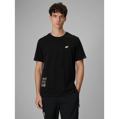 Men's regular printed T-shirt 4F 4FRSS26TTSHM3814-20S