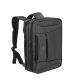 3. RIVACASE BAG/BACKPACK FOR 16" CENTRAL LAPTOP, BLACK, BAG CONVERTIBLE TO BACKPACK