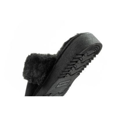 7. O'neill Pomnio women's slippers, insulated slip-on slippers, fashionable, warm, black