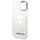 7. Karl Lagerfeld Ikonik Karl Lagerfeld Case for iPhone 13 / 14 / 15 - Transparent