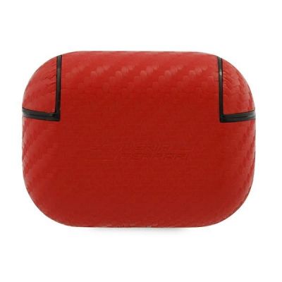 2. Ferrari FESAPCARE AirPods Pro cover red/red On Track PU Carbon