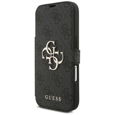 2. Guess Book 4G Metal Logo Case for iPhone 17 Pro - Black