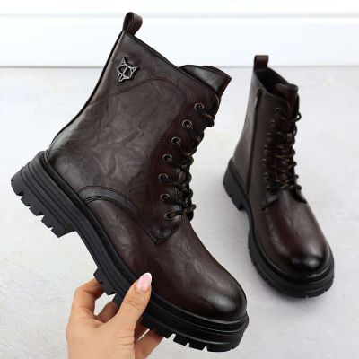 27. Women's black worker boots with socks Sabatina