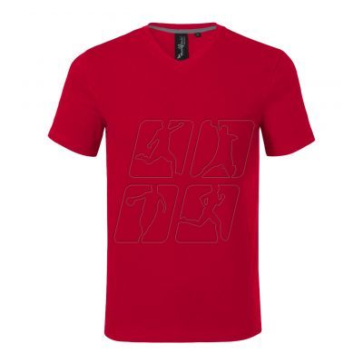 2. Malfini Action V-neck M MLI-70071 formula red T-shirt