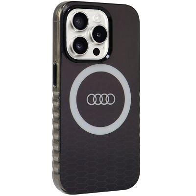 6. Audi IML Big Logo MagSafe case for iPhone 15 Pro - black