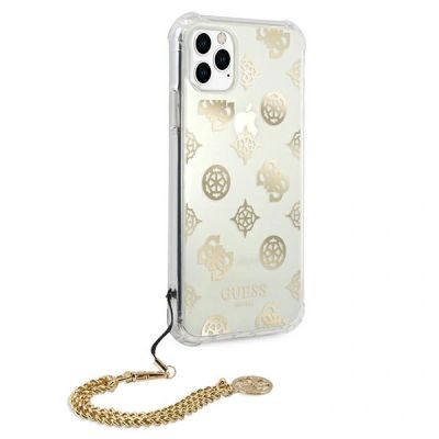 4. Guess Peony Chain Collection iPhone 11 Pro Case - Gold
