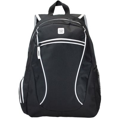 2. BLACK AND WHITE YOUTH BACKPACK SEMI LINE