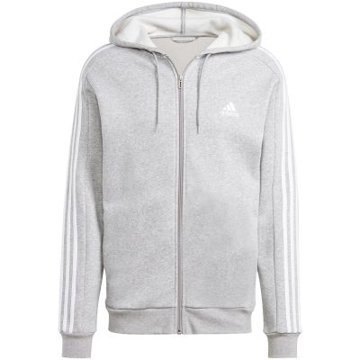 8. adidas Essentials Fleece 3-Stripes Full-Zip M sweatshirt IJ6479