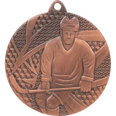 7. Bronze medal - hockey - steel medal