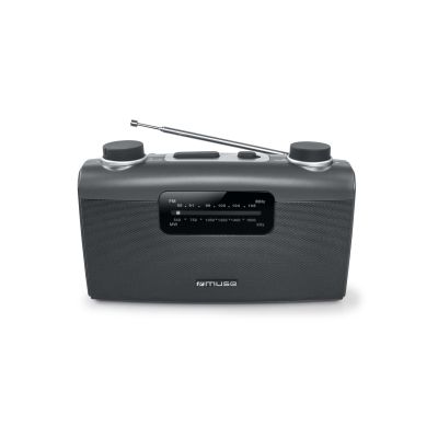 Muse M-058 R Portable Analog Black, Gray
