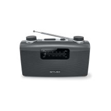 Muse M-058 R Portable Analog Black, Gray