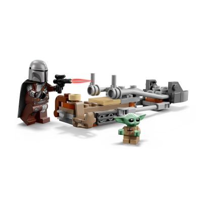 7. LEGO Star Wars 75436 Mandalorian and Grogu's Landspeeder
