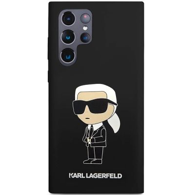 3. Karl Lagerfeld Silicone Ikonik case for Samsung Galaxy S24 Ultra - black