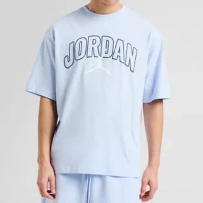 Men's Air Jordan Brooklyn Arch Logo T-shirt Blue - IB7347-407