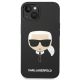 3. Karl Lagerfeld Silicone Karl's Head MagSafe case for iPhone 14 Plus - black