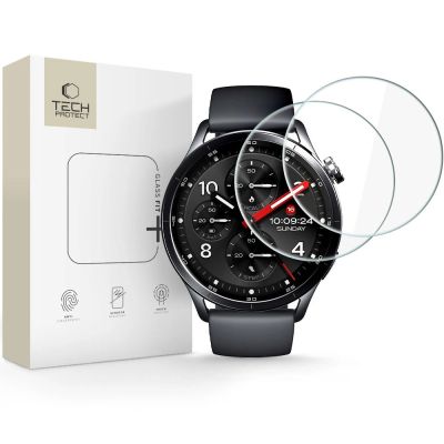 Tech-Protect Glass Fit+ 2-Pack Tempered Glass for Xiaomi Watch S5 46mm