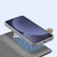 7. Dux Ducis Lawa Leather Case for Samsung Galaxy S25+ with Detachable Magnetic Wallet - Gray