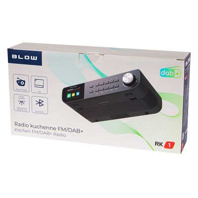 5. BLOW KITCHEN RADIO FM/DAB+ RK1 BLACK