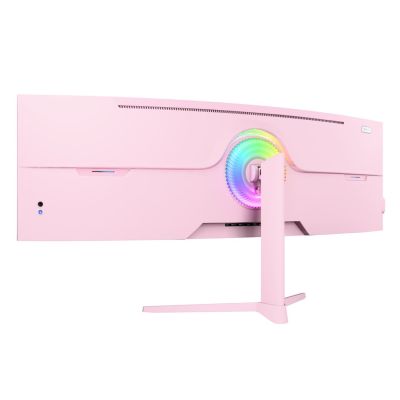 6. Arozzi Nova 49” Curved Computer Monitor 124.5 cm (49") 5120 x 1440 px Dual QHD LED Pink